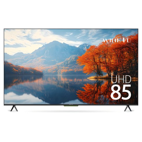 와이드뷰 4K UHD LED TV, 215cm(85인치), WV850UHD-E01, 무타공 벽걸이형(추가비용발생), 방문설치