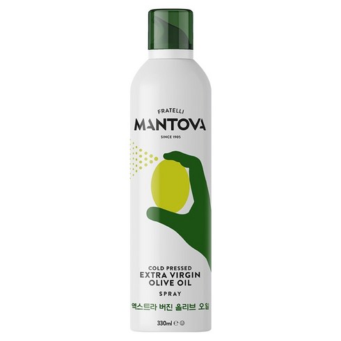 만토바 엑스트라 버진 올리브오일 스프레이, 330ml, 1개