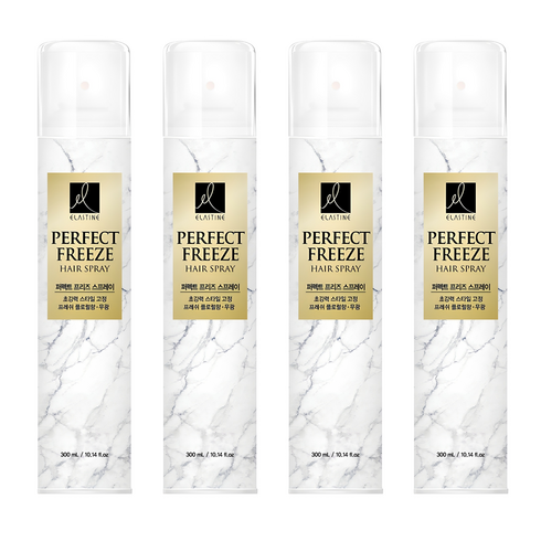 엘라스틴 퍼펙트 프리즈 헤어스프레이 플로럴, 300ml, 4개