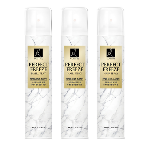 엘라스틴 퍼펙트 프리즈 헤어스프레이 플로럴, 300ml, 3개