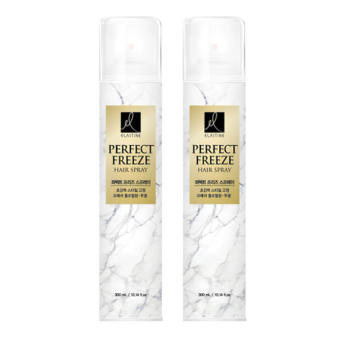 엘라스틴 퍼펙트 프리즈 헤어스프레이 플로럴, 300ml, 2개