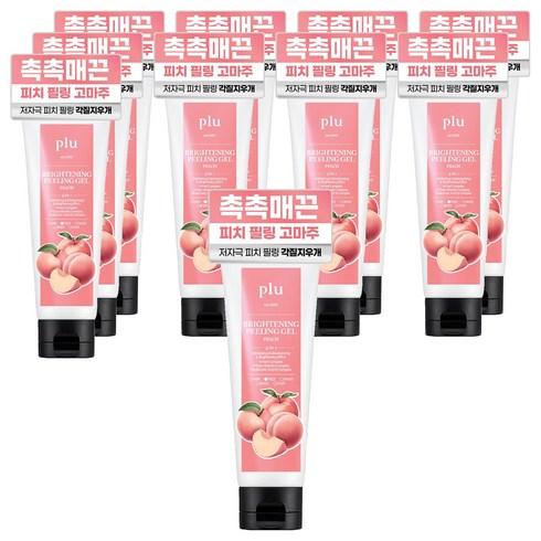 플루 브라이트닝 필링 젤 피치, 100g, 10개