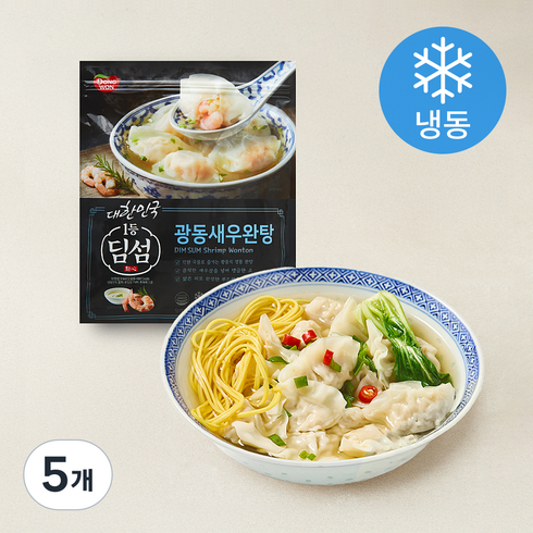 동원 딤섬 광동새우완탕, 294g, 5개