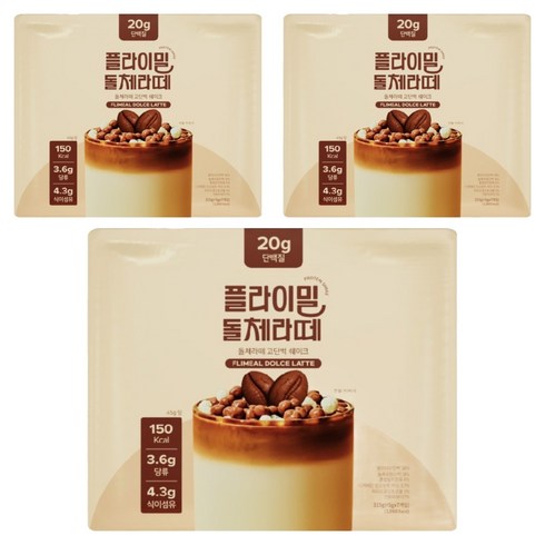 플라이밀 단백질 쉐이크 돌체라떼, 21개, 45g