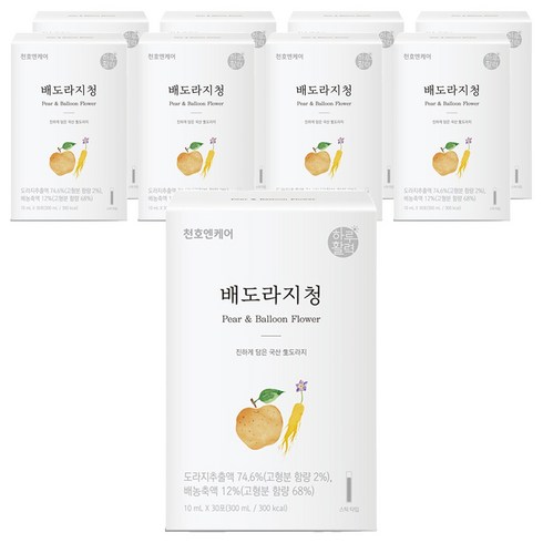 하루활력 배도라지청, 300ml, 9개