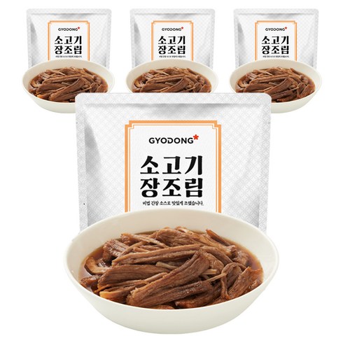 교동식품 소고기 장조림, 130g, 4개