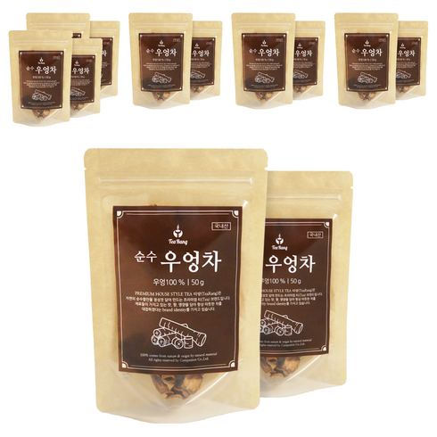 티랑 순수 볶음 우엉차, 50g, 1개입, 12개