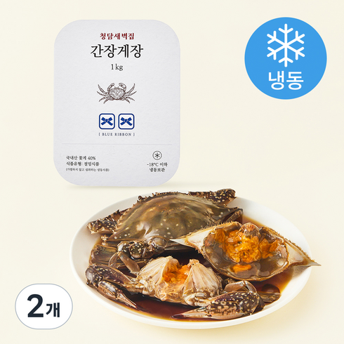 청담새벽집 간장게장 (냉동), 1kg, 2개