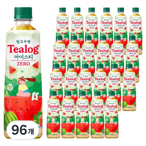 티로그 제로 망고수박 아이스티, 96개, 500ml