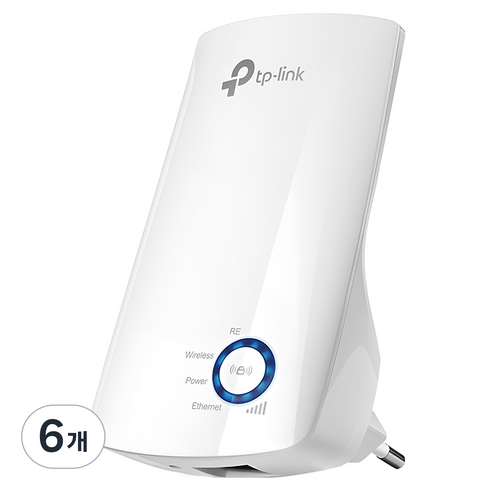 티피링크 무선 와이파이 증폭확장기, TL-WA850RE, 6개