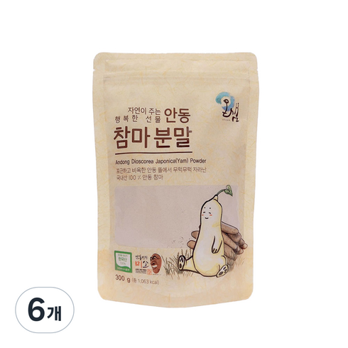 온샘 안동 참마분말, 300g, 6개