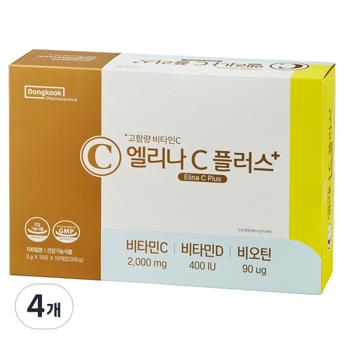 동국제약 엘리나 C 플러스, 300g, 4개