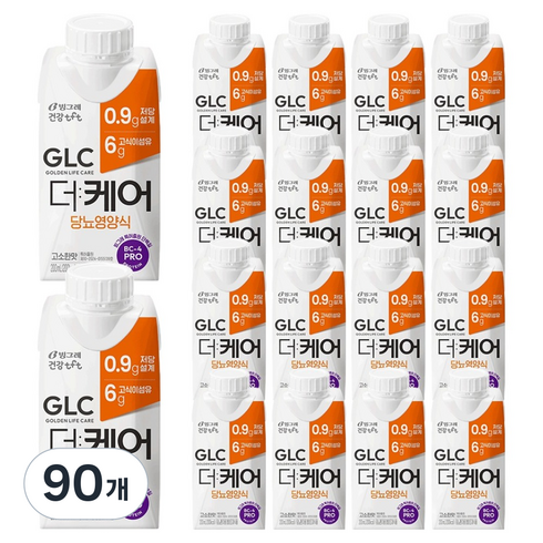티에프티 GLC 더케어 당뇨영양식 고소한맛, 200ml, 90개