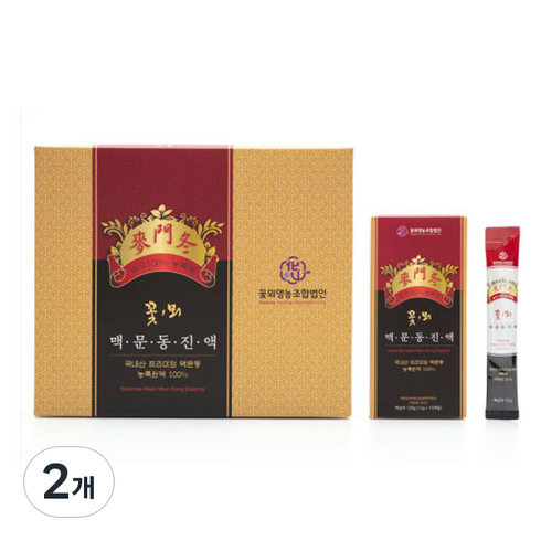꽃뫼 맥문동진액 선물세트, 2개, 진액 30p