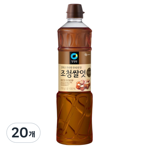 청정원 조청쌀엿, 700g, 20개