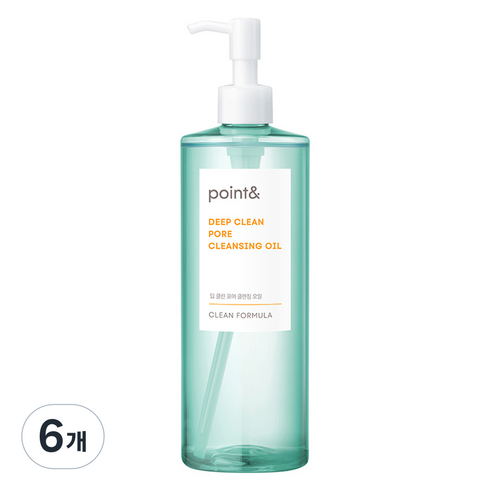 포인트앤 딥 클린 포어 클렌징 오일, 490ml, 6개