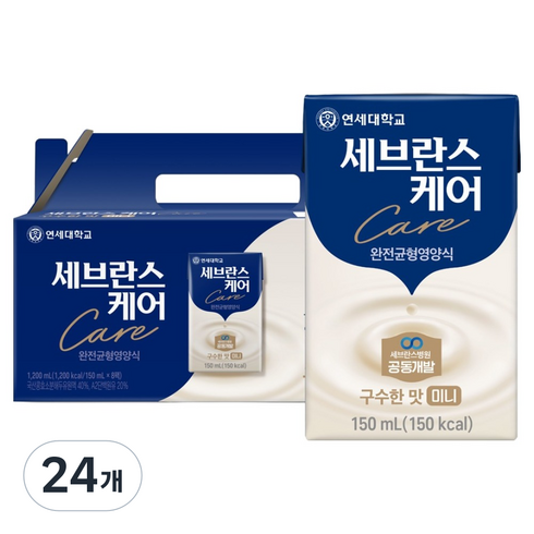 세브란스케어 구수한맛 미니 완전균형 영양식, 150ml, 24개