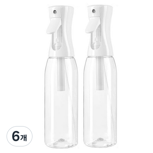 모리앤 압축 안개스프레이 대용량 분무기 500ml, 6개, 화이트