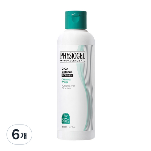 피지오겔 시카밸런스 포맨 카밍 토너, 6개, 200ml