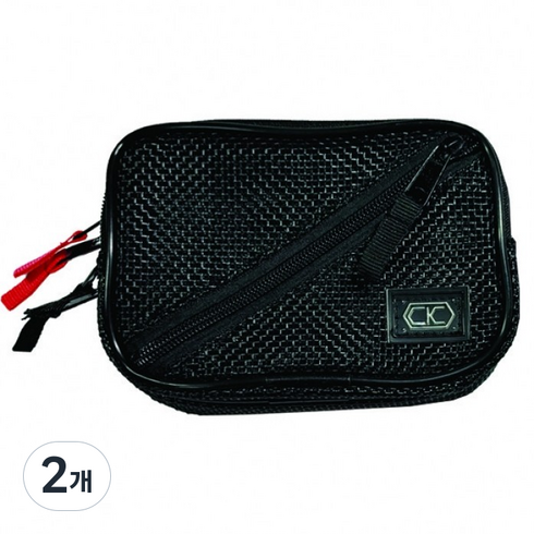 씨케이로드 메쉬 찌 파우치 주머니 MW, 혼합색상, 2개