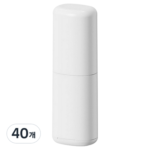 모던 휴대용 칫솔 치약 보관함 케이스, 100g, 40개