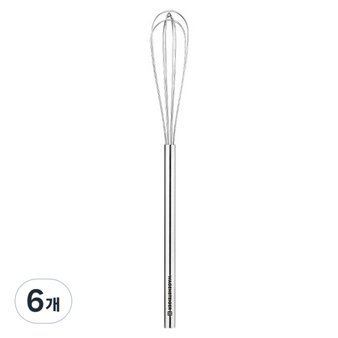 바겐슈타이거 스텐 미니 거품기 원형 25cm, 6개