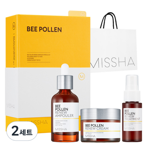 미샤 비폴렌 리뉴 기초화장품 2종 세트, 2세트