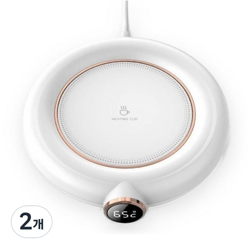네코네코 휴대용 보틀워머, 화이트, 2개