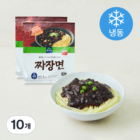 면사랑 짜장면 (냉동), 390g, 10개