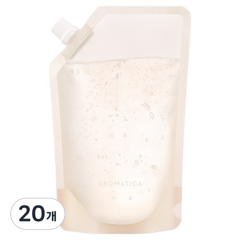 아로마티카 수딩 알로에 베라 젤 리필, 500ml, 20개