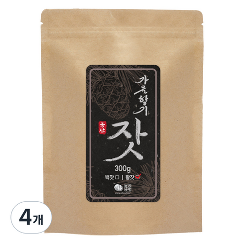 견과공장 국내산 황잣, 300g, 4개