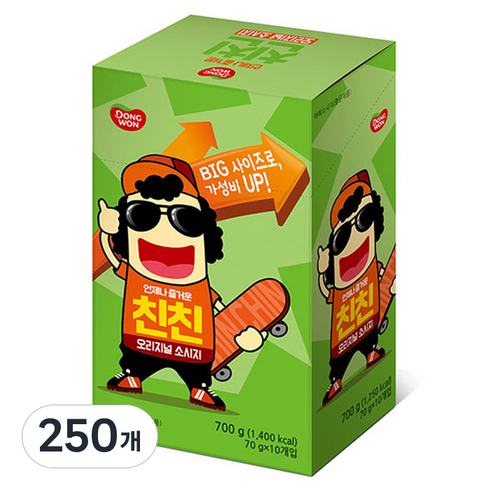 동원 친친 오리지널 소시지, 700g, 25개