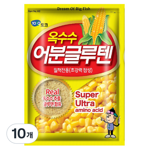 토코 옥수수어분글루텐 떡밥, 300g, 10개