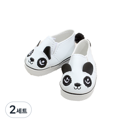 파올라레이나 호환 팬더신발, 화이트, 2세트