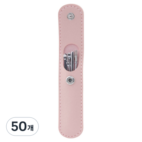 썬앤드림 심플 귀이개 A타입 핑크, 50개