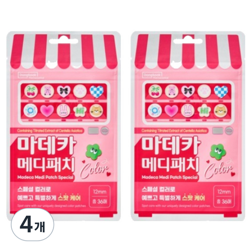 마데카메디패치 동국제약 스페셜 컬러 스팟패치, 4개, 36개입
