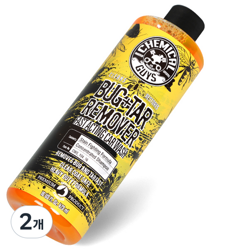케미컬가이 버그 앤 타르 리무버 스트롱 워시 카샴푸, 473ml, 2개