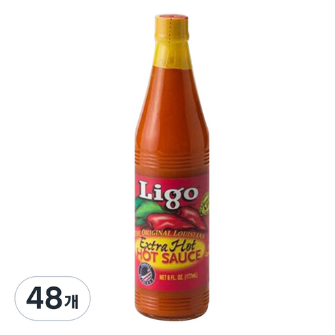 리고 루이지애나 엑스트라 핫소스, 177ml, 48개