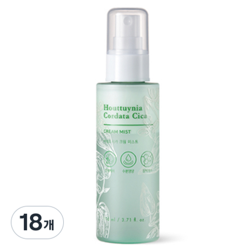 토니모리 어성초 시카 크림 미스트, 110ml, 18개