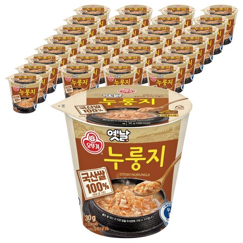 오뚜기옛날 구수한 누룽지, 30g, 36개