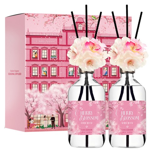 코코도르 벚꽃 프리미엄 디퓨저, 양재동꽃시장, 500ml, 2개