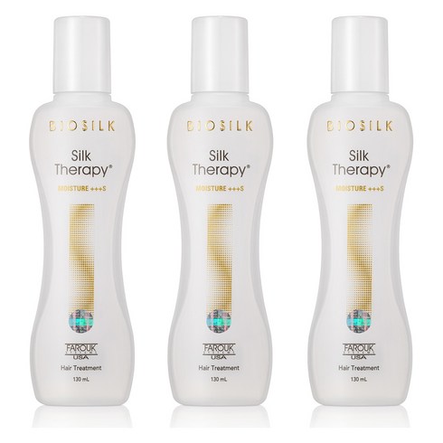 실크테라피 모이스쳐 트리플에스 헤어에센스, 130ml, 3개