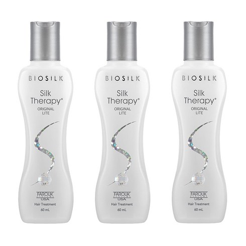 실크테라피 오리지널 라이트 헤어에센스, 60ml, 3개