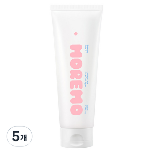 모레모 노워시 트리트먼트 리커버리 밤 B, 230ml, 5개