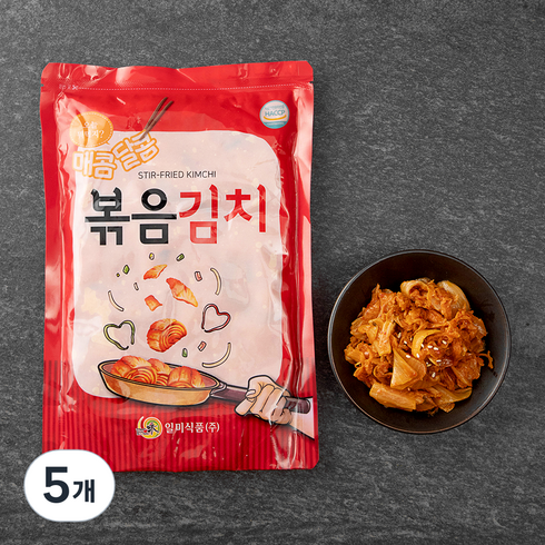 일미식품 볶음김치, 500g, 5개