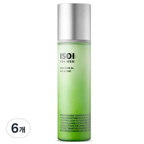 아이소이 포 맨 모이스춰 닥터 올인원, 100ml, 6개