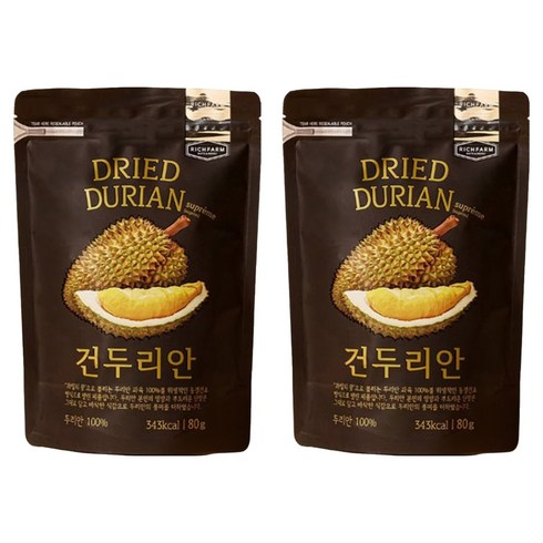 리치팜너트 건두리안, 80g, 2개