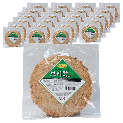 티엔알컴퍼니 국물 누룽지 보리, 140g, 24개