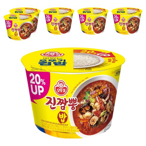 오뚜기 컵밥 진짬뽕밥, 217.5g, 6개