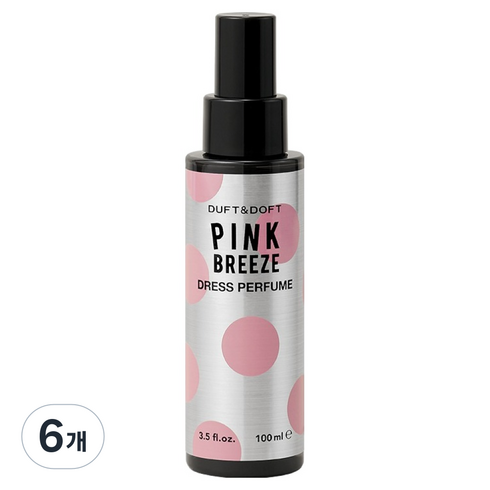 더프트앤도프트 드레스퍼퓸 핑크브리즈, 100ml, 6개